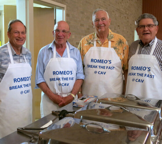 Romeos pasta fundraiser 2017