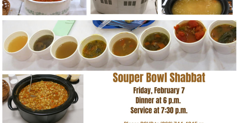 Souper Bowl Shabbat