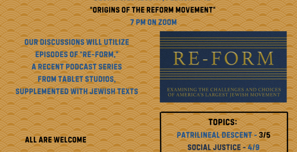 The Reform Movement in America Today FINAL