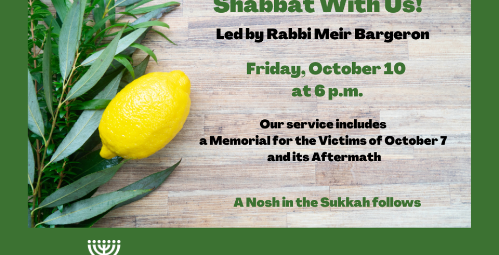 Sukkot & Shabbat (2)